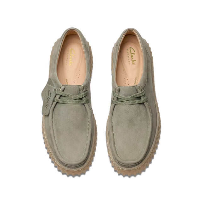 Clarks Torhill Bee profilo scarpa donna che evidenzia suola scanalata e linea bassa