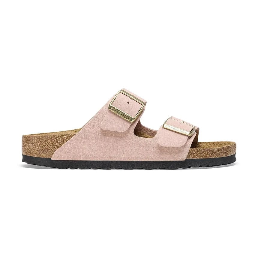 Due fasce regolabili in pelle scamosciata Birkenstock Arizona donna