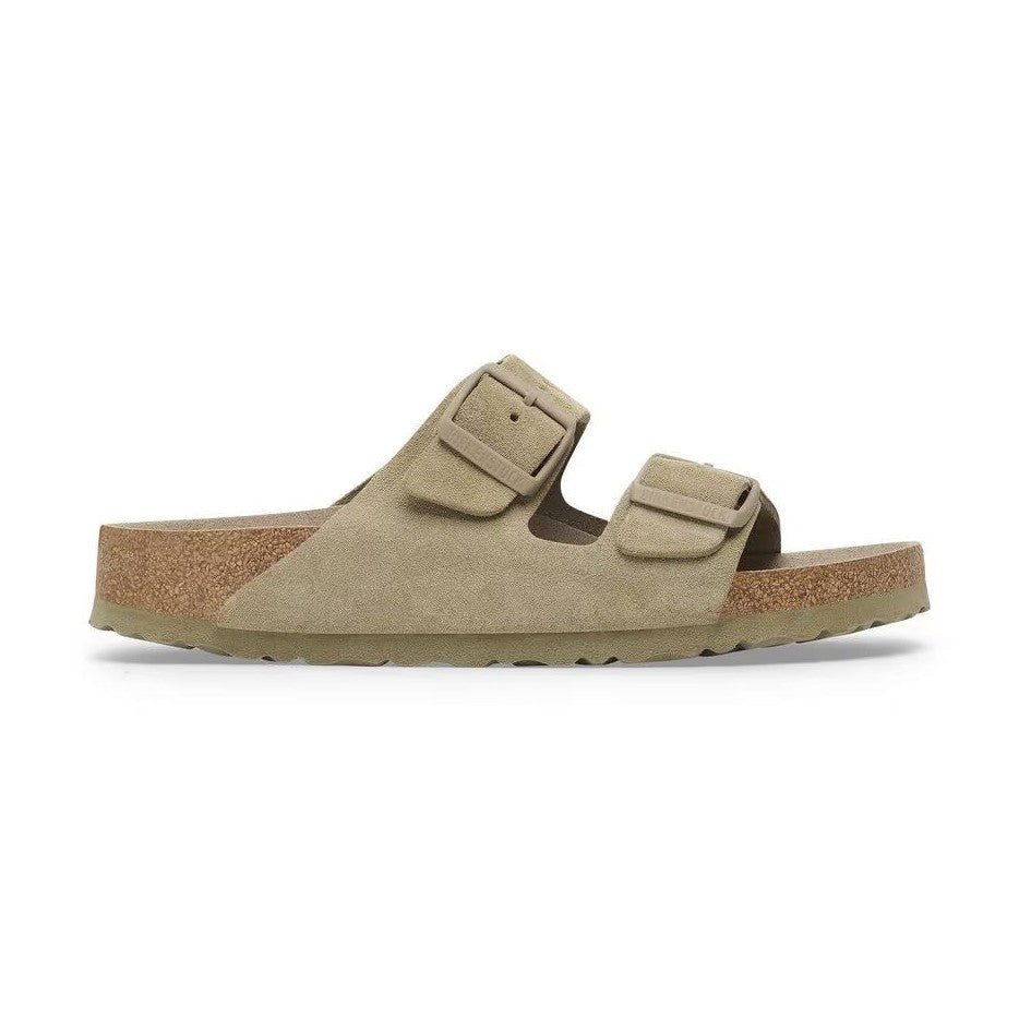 Plantare Soft Footbed con cuscinetto in schiuma di lattice Birkenstock Arizona scamosciata