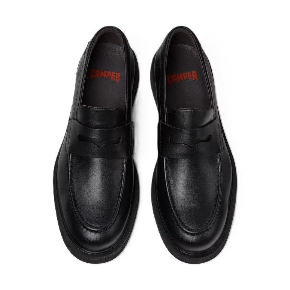 Camper Norman mocassino uomo in pelle — vista laterale interna