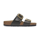 Bordo in sughero naturale e dettaglio fibbia arrotondata Birkenstock Sydney Cushion