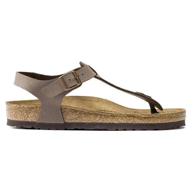 Sandalo infradito unisex Birkenstock Kairo in Birko-Flor con cinturino alla caviglia.