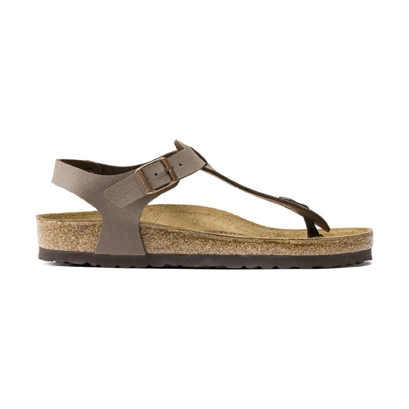 Sandalo infradito Birkenstock Kairo unisex in Birko-Flor con cinturino caviglia vista laterale