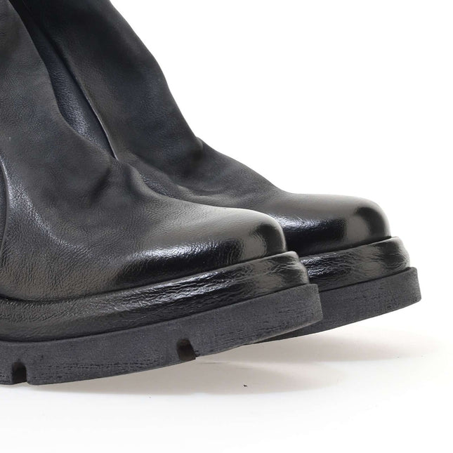 A.S.98 Easy Femme Bottines En Cuir Souple Artisanal