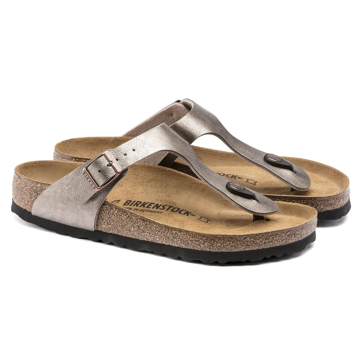 Birkenstock Gizeh donna finitura brillante effetto seta Birko-Flor Graceful