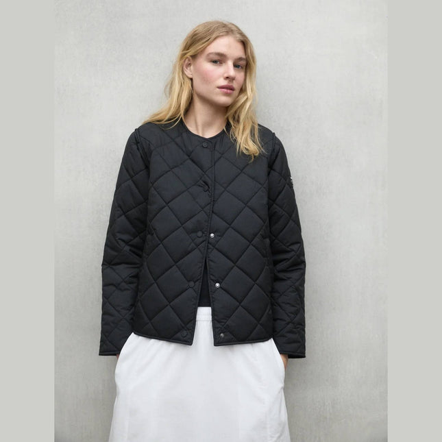 Ecoalf Musa Onion Jacket Women — three-quarter view showing side slits