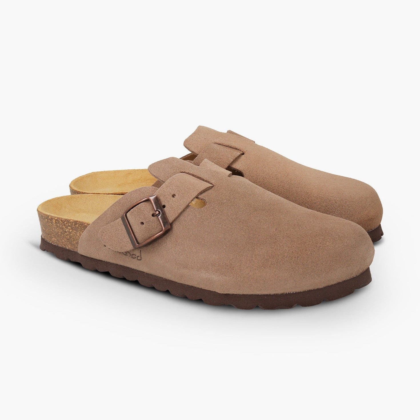 CH18 - sabot da donna e da uomo con fibbia regolabile NATUNED plantare in lattice anatomico comfort