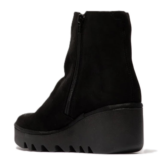 Baan538fly stivaletto donna focus sulla zip laterale e taglio alla caviglia