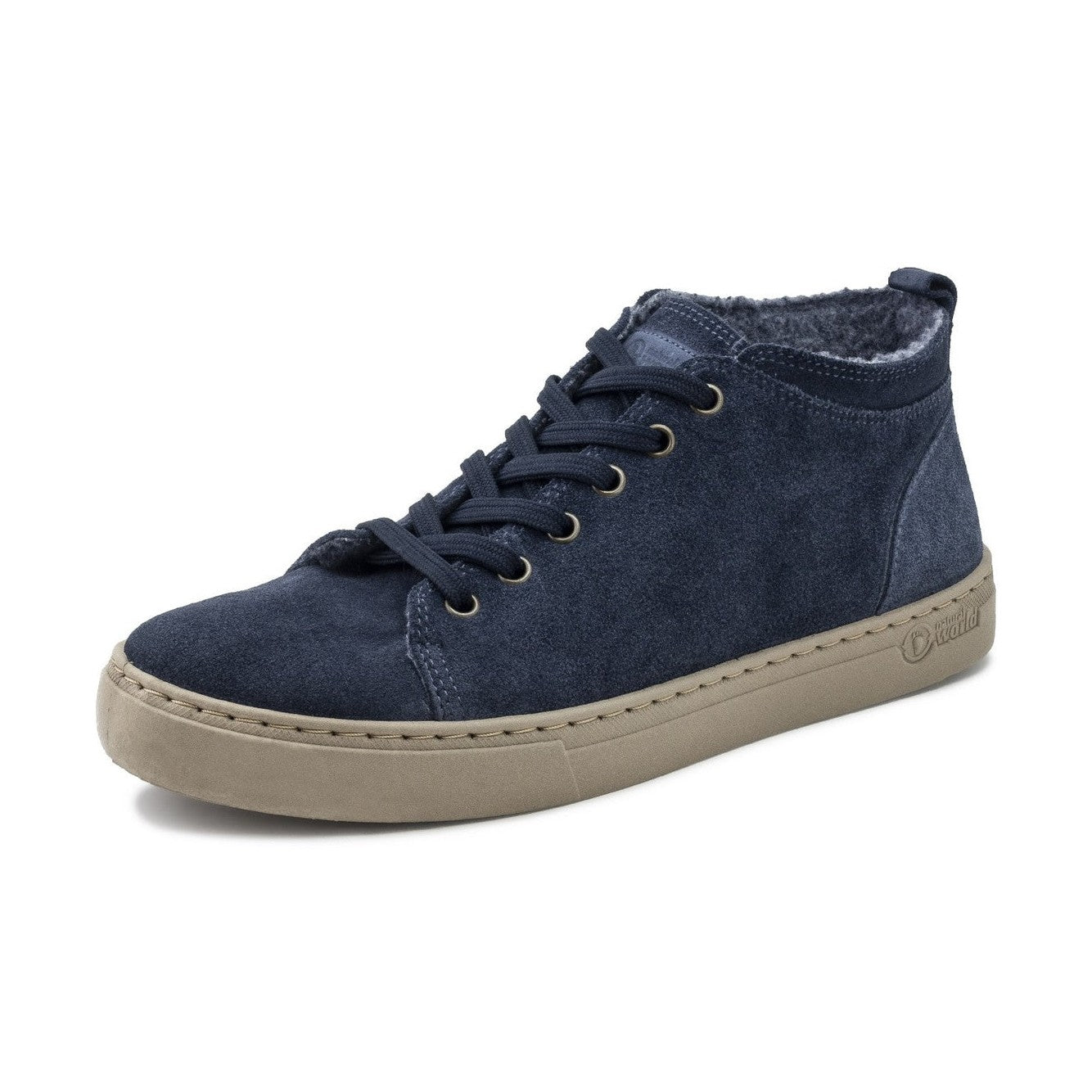Polacchino Natural World Adel uomo ecopelle con lana Made in Spain