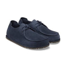 Coppia mocassini Birkenstock Utti Lace uomo pelle scamosciata Made in Germany