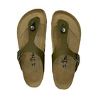 CH08 CUOIO Sandalo infradito con cinturino regolabile da donna e da uomo NATUNED plantare in lattice anatomico comfort