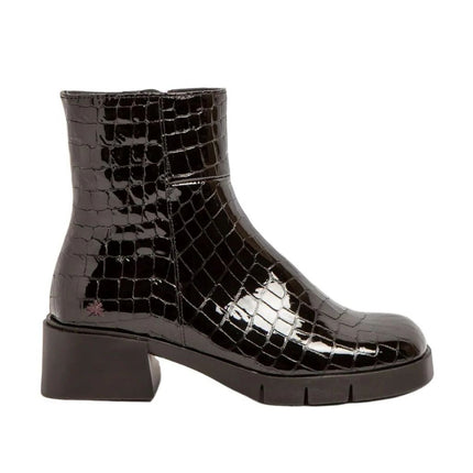 Varsovia The Art Company stivaletto donna profilo laterale chiusura zip riciclata