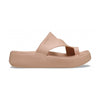Crocs Getaway Platform Toe Loop sandalo infradito platform donna in Croslite — vista frontale