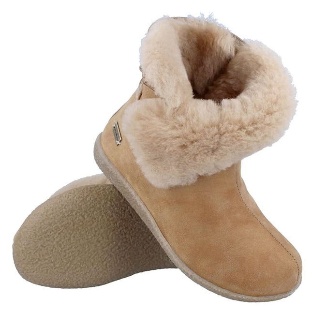 Haflinger Lemmi Donna Stivaletti In Montone dettaglio plantare anatomico rivestito