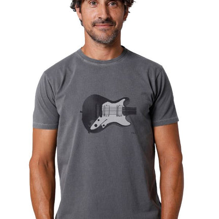 T-shirt uomo King Guitar La Nansa in cotone sostenibile