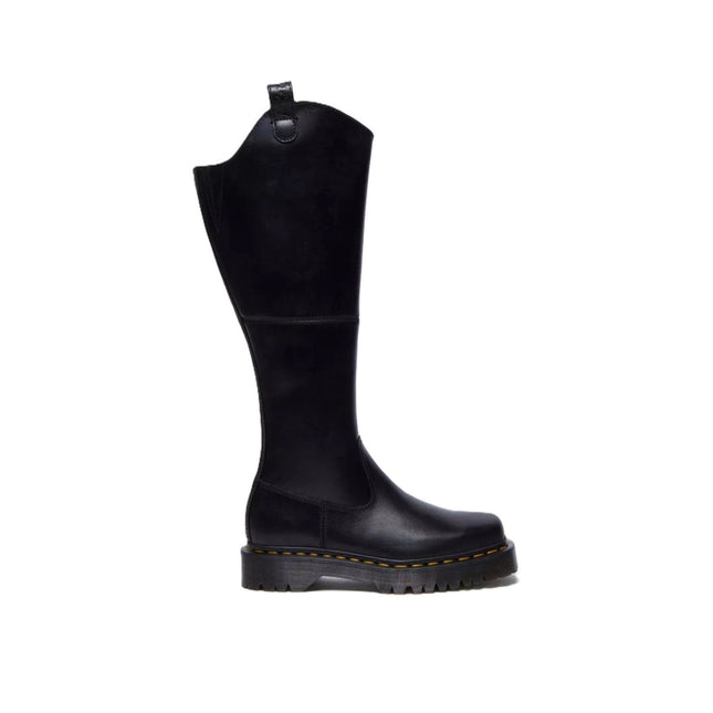 Stivali alti in pelle con suola spessa – Amaayah Hi