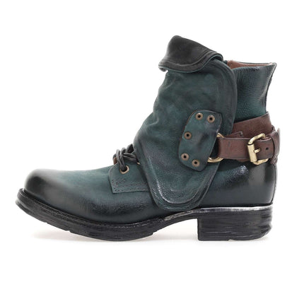 A.S.98 717204 Femme Bottine En Cuir Artisanal Vintage