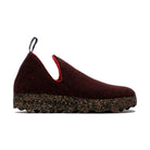 Asportuguesas City Double scarpa slip-on unisex in lana cotta — vista laterale lato interno