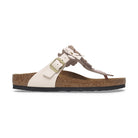 Plantare anatomico originale Birkenstock in sughero e lattice sandalo Gizeh Flower