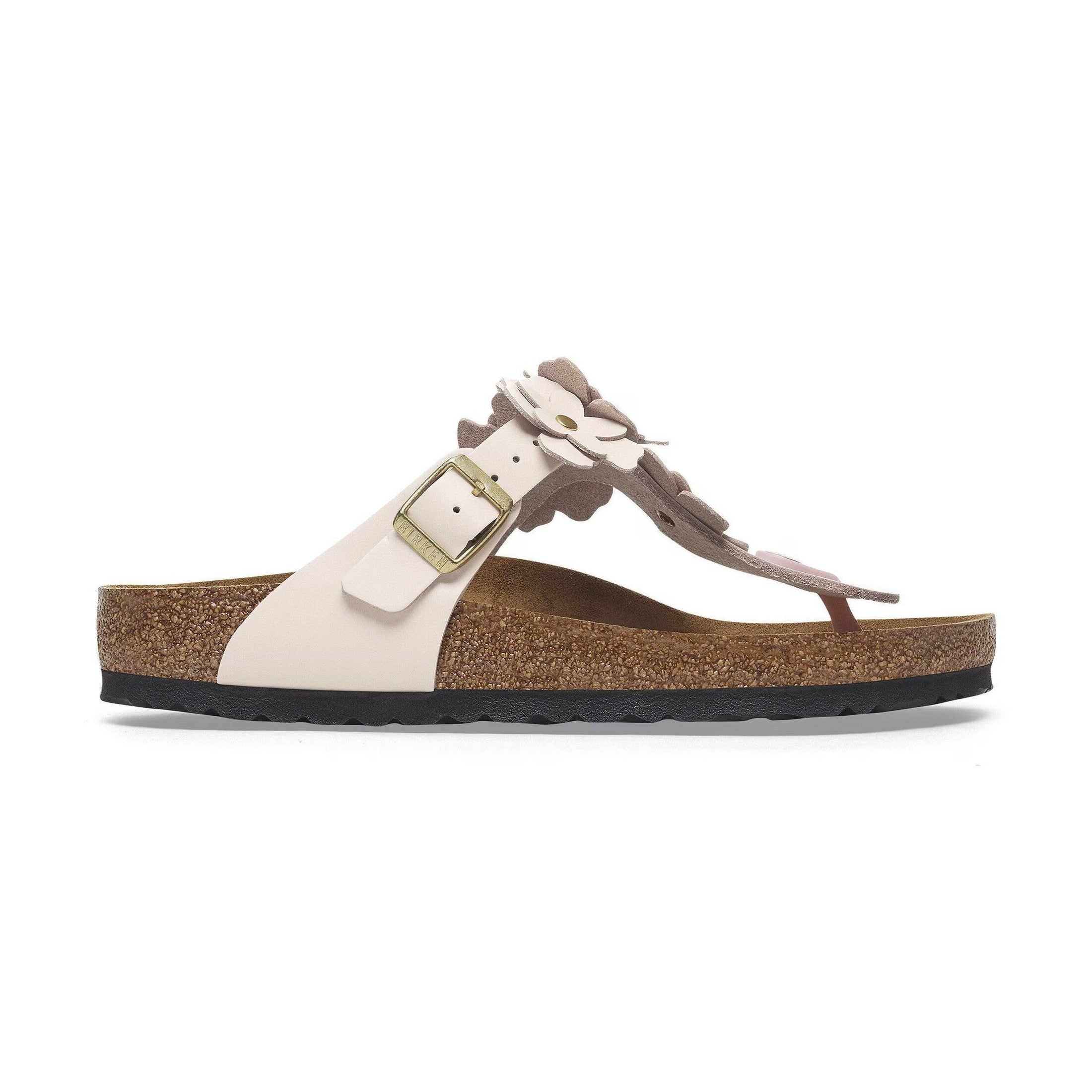 Plantare anatomico originale Birkenstock in sughero e lattice sandalo Gizeh Flower