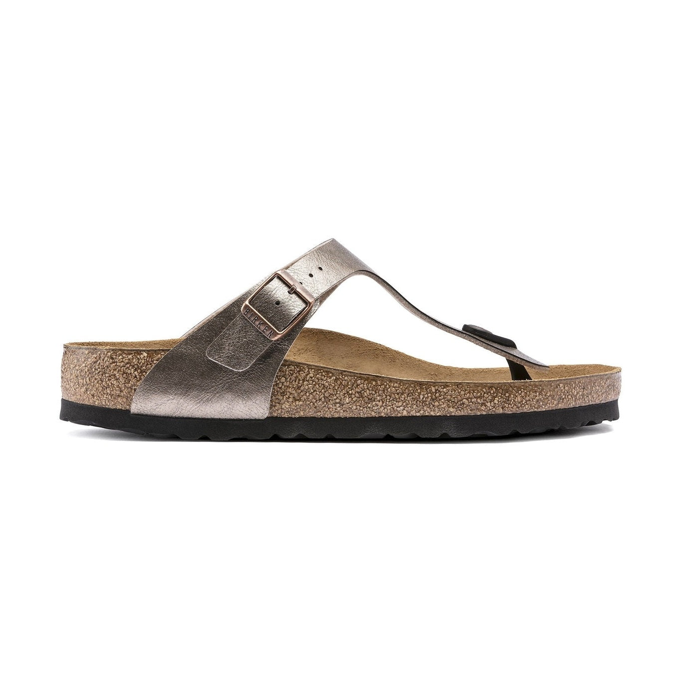 Sandalo infradito Birkenstock Gizeh donna in Birko-Flor Graceful vista laterale