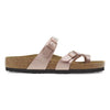 Birkenstock Mayari sandalo infradito donna in Birko-Flor — vista del tallone