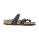 Sandalo Birkenstock Mayari Vegan donna infradito in Birko-Flor con cinturino incrociato vista laterale