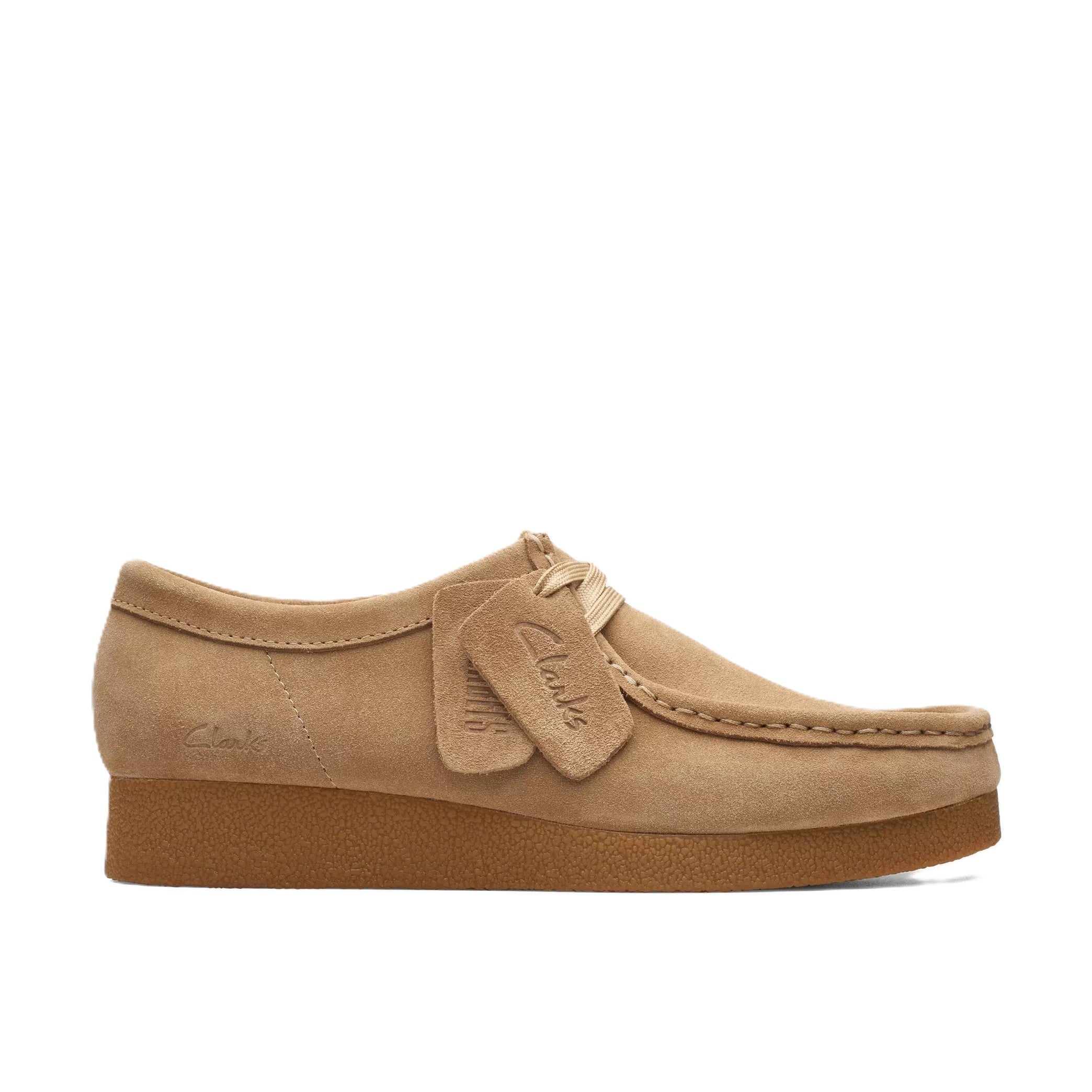 Clarks Wallabee EVO Shoe Donna Mocassino Suede Leggero