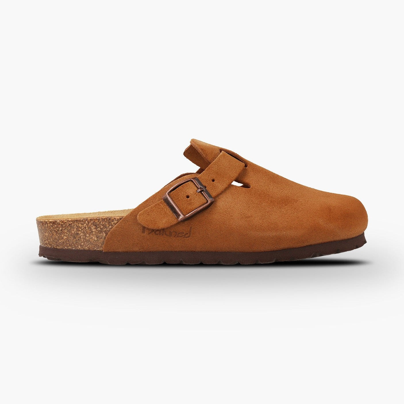 CH18 VELOUR - sabot da donna e da uomo con fibbia regolabile NATUNED plantare in lattice anatomico comfort