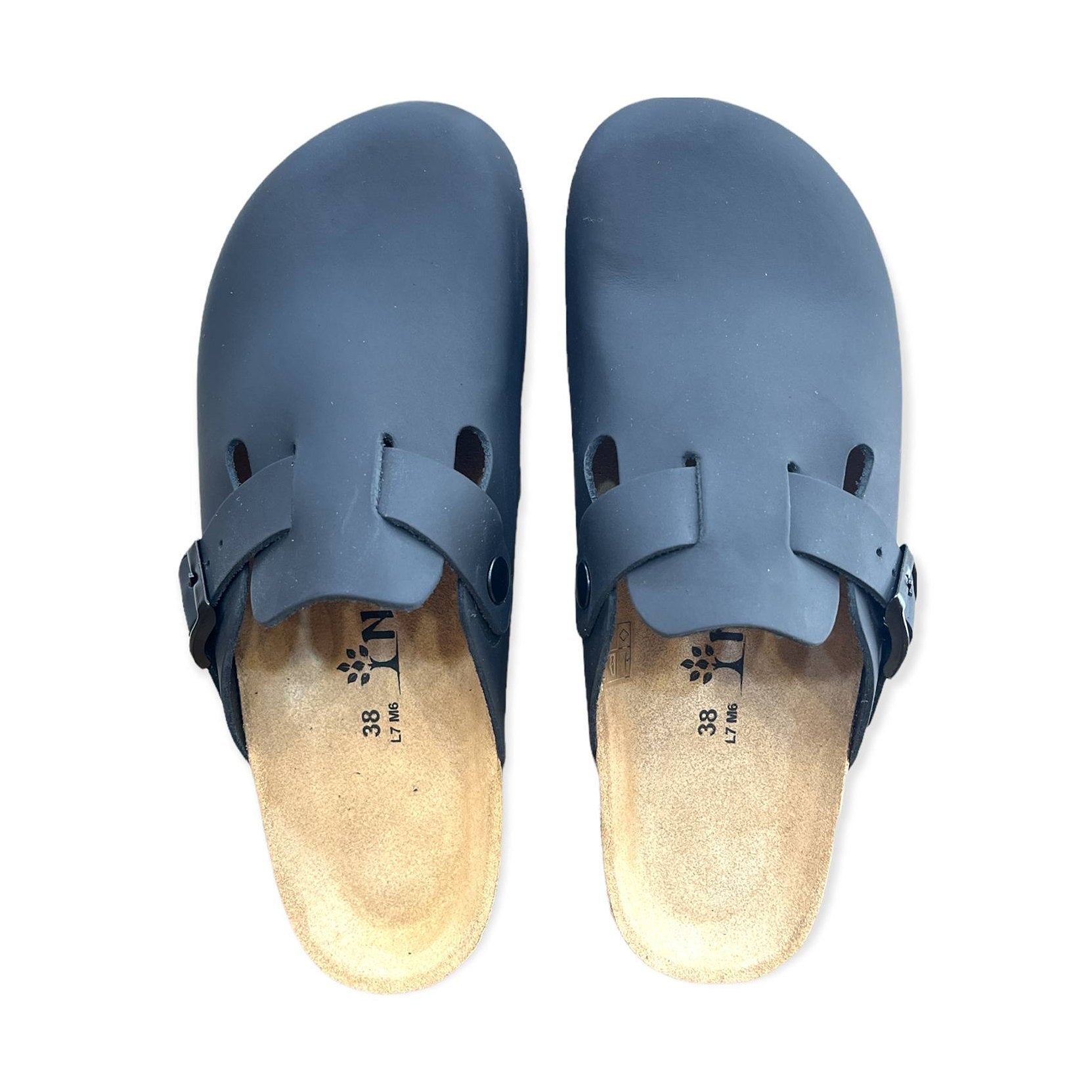 CH18 - sabot da donna e da uomo con fibbia regolabile NATUNED plantare in lattice anatomico comfort