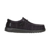 HeyDude Wally Stretch Sox mocassino uomo in tessuto — vista laterale