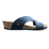 CH13 Sandalo a fasce incrociate da donna NATUNED  plantare in lattice anatomico comfort