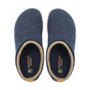 Haflinger Kris sabot unisex in feltro di lana — vista posteriore