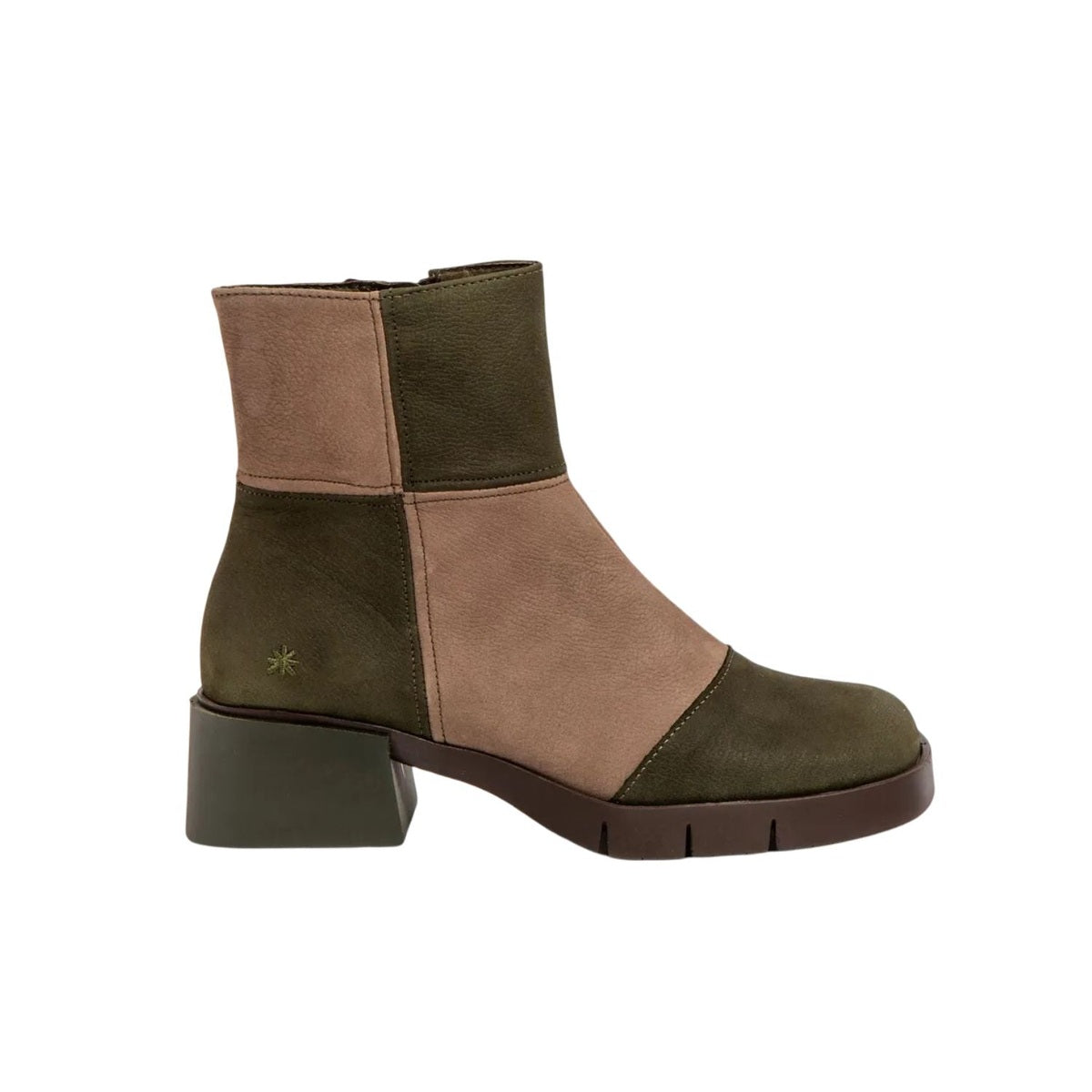 ART Varsovia 1285 Donna Stivaletto in pelle di vitello con zip Softlight