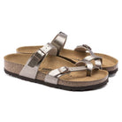 Bordo in sughero naturale e lattice sandalo infradito Birkenstock Mayari donna