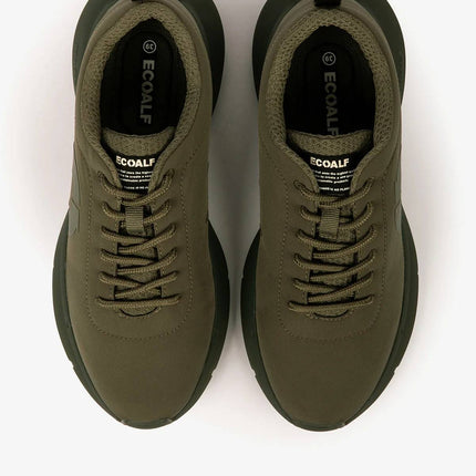 ECOALF Verona Trainers Uomo kaki vista dall’alto suola EVA leggera e ammortizzata