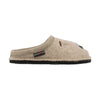 Haflinger Wine Time sabot unisex in lana cotta — vista laterale