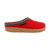 Haflinger Franzl sabot unisex in feltro di lana — vista laterale