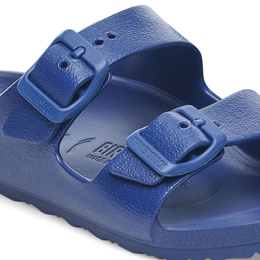 Birkenstock Arizona Kids EVA sandalo bambino blu dettaglio fibbie