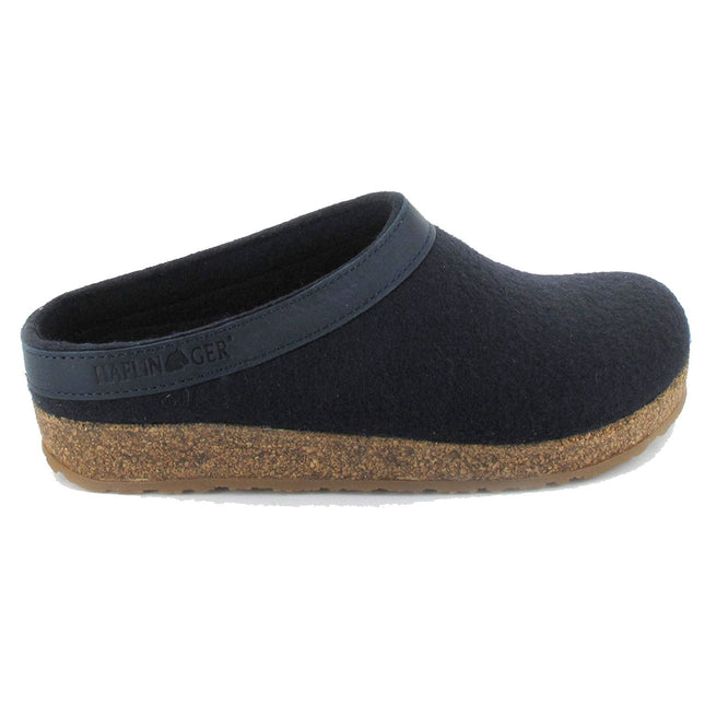 Haflinger Torben Unisex Sabot In Feltro Di Lana dettaglio texture feltro sulla tomaia