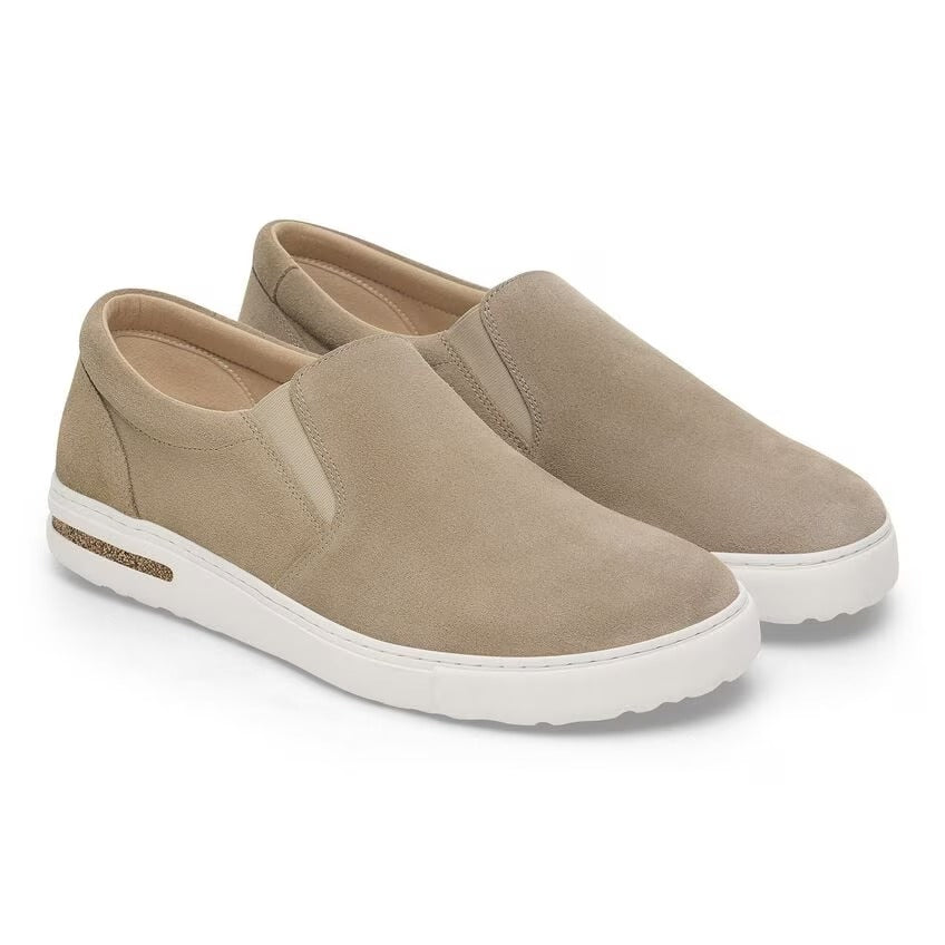 Imbottitura sull'orlo della tomaia e pelle scamosciata avvolgente Birkenstock Oswego donna