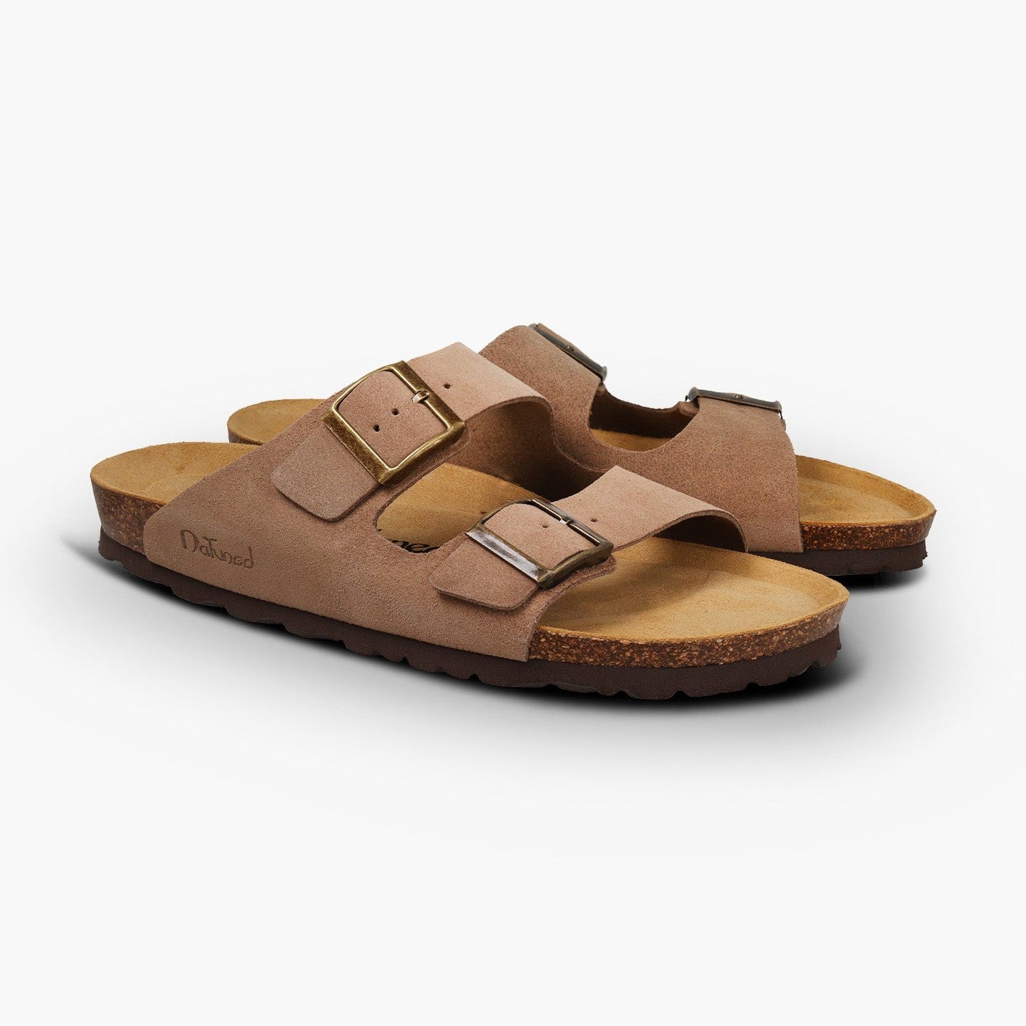 CH05 BIO - Sandalo a due fasce con cinturino regolabile da donna NATUNED