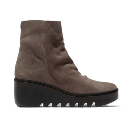 Baan538fly stivaletto donna profilo laterale con zip e design essenziale