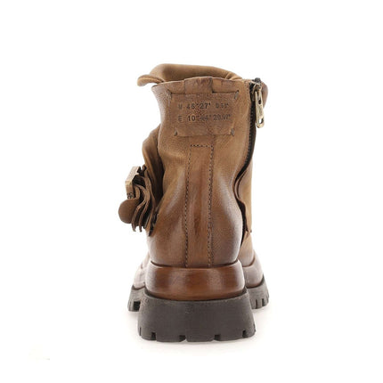 A.S.98 Darryl Femme Bottines En Cuir Naturel Vintage