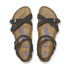 Pelle Nubuck morbida e suola EVA ammortizzante Birkenstock Kumba donna con plantare morbido