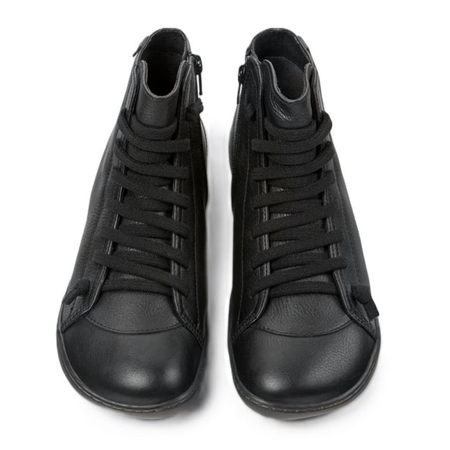 Camper Peu clean-design leather boots – 360° stitching for durability and comfort