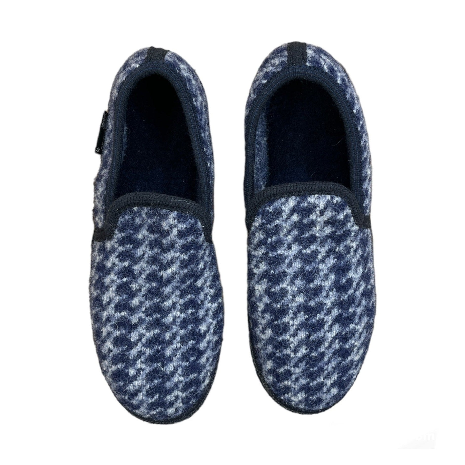 Haflinger Loafer Pepitko Donna Scarpe In Lana Cotta