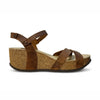 Natuned CH21 sandalo donna in pelle — vista laterale