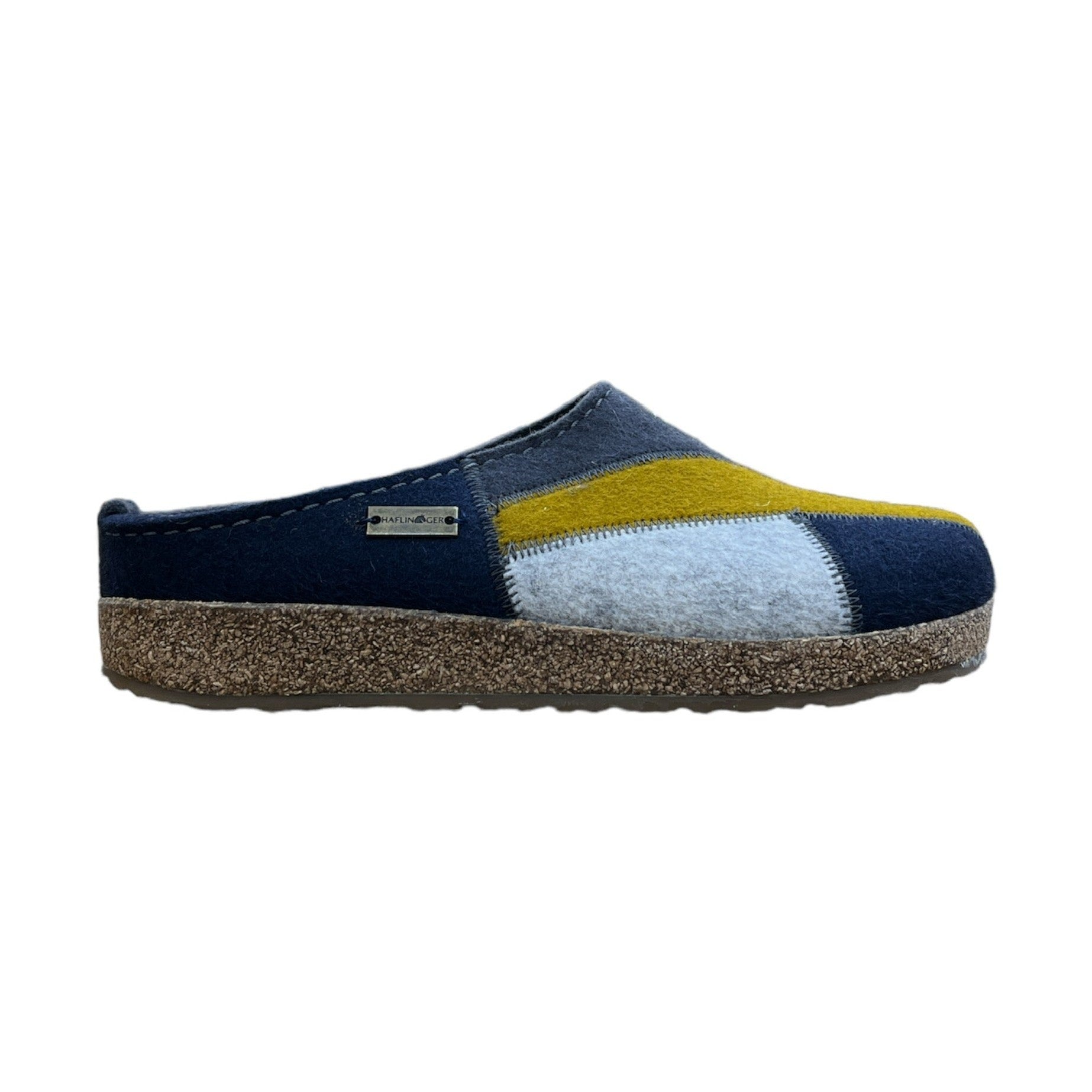 Haflinger Patchwork Unisex Sabot In Feltro Di Lana