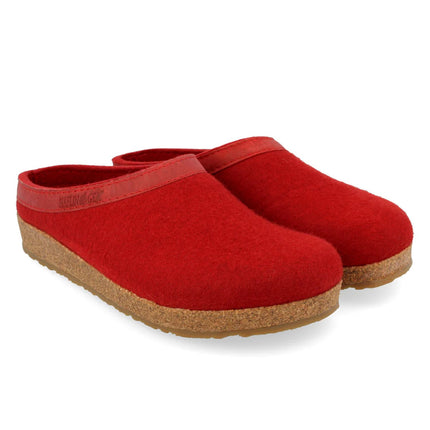 Lightweight and breathable wool felt clogs Haflinger Torben